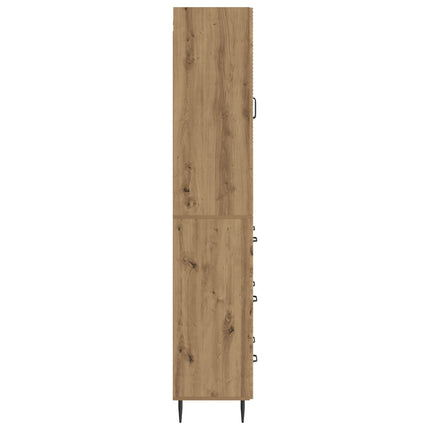 Skåpset 2 pcs Artisan-ek 66 x 34,5 x 90 cm Konstruerat trä