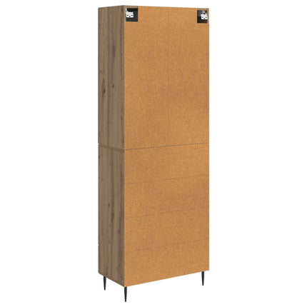 Skåpset 2 pcs Artisan-ek 66 x 34,5 x 89,5 cm Konstruerat trä