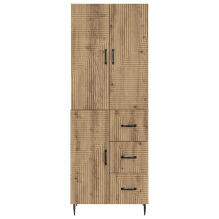 Skåpset 2 pcs Artisan-ek 66 x 34,5 x 89,5 cm Konstruerat trä