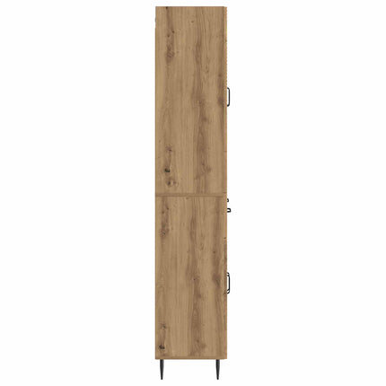 Skåpset 2 pcs Artisan-ek 66 x 34,5 x 89,5 cm Konstruerat trä