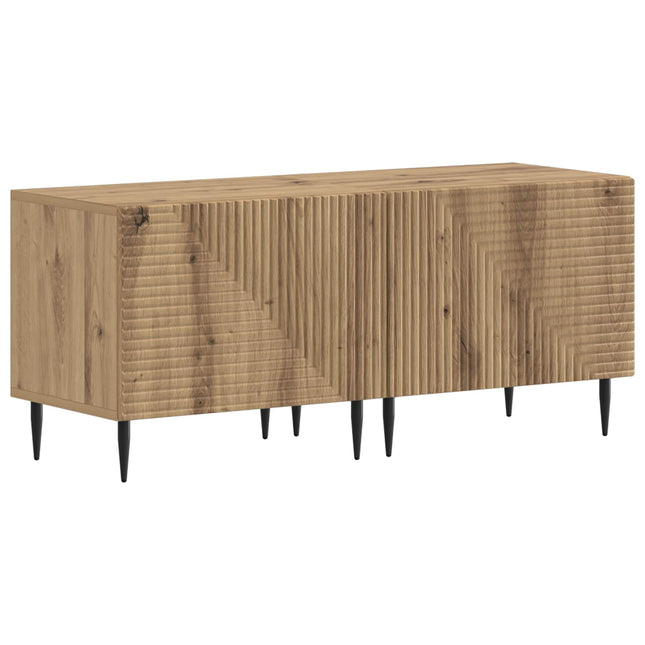 3-delad LED TV-bänk Artisan-ek Konstruerat trä