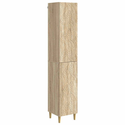 Skåpset 2 pcs Sonoma-ek Konstruerat trä