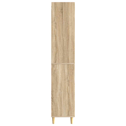 Skåpset 2 pcs Sonoma-ek Konstruerat trä