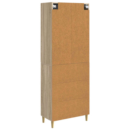 Skåpset 2 pcs Sonoma-ek 66 x 34,5 x 90 cm Konstruerat trä
