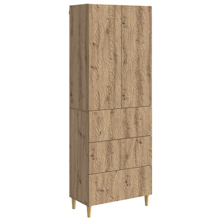 Skåpset 2 pcs Artisan-ek 66 x 34,5 x 90 cm Konstruerat trä
