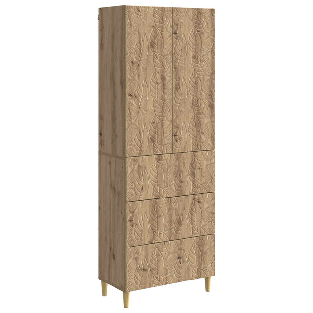 Skåpset 2 st 66 x 34,5 x 90 cm Konstruerat trä Artisan-ek