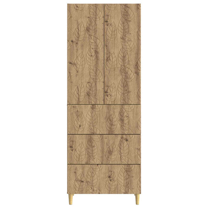 Skåpset 2 pcs Artisan-ek 66 x 34,5 x 90 cm Konstruerat trä