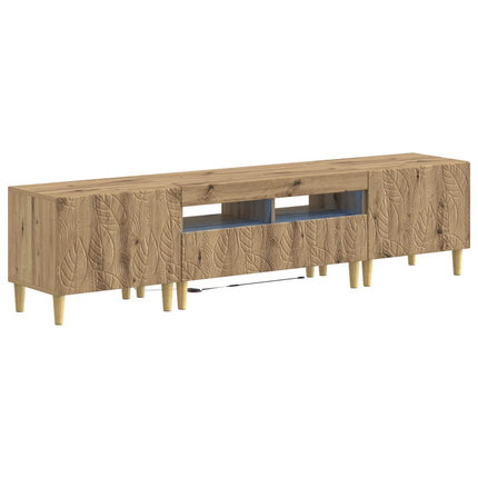 5-delars LED TV-bänk Artisan-ek Konstruerat trä