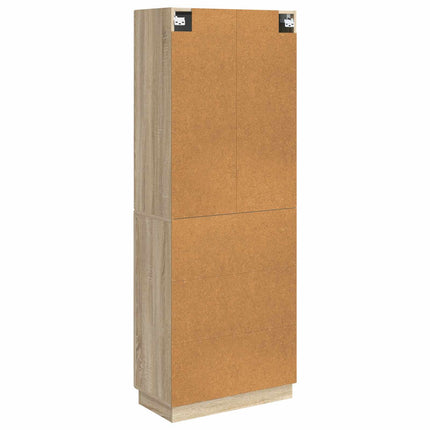 Skåpset 2 pcs Sonoma-ek Konstruerat trä