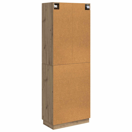 Skåpset 2 pcs Artisan-ek 66 x 34,5 x 87 cm Konstruerat trä