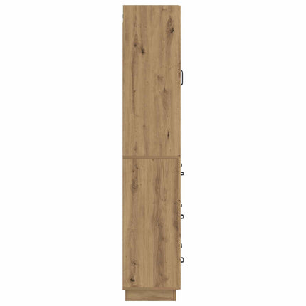 Skåpset 2 pcs Artisan-ek 66 x 34,5 x 87 cm Konstruerat trä