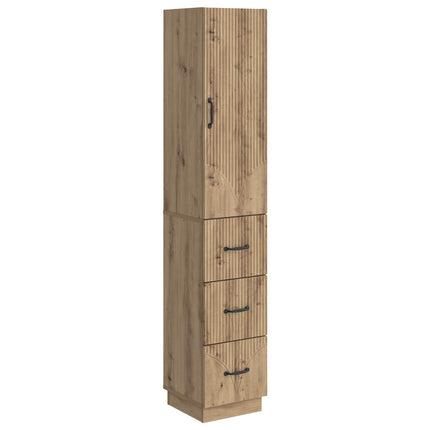 Skåpset 2 pcs Artisan-ek 33 x 34,5 x 87 cm Konstruerat trä