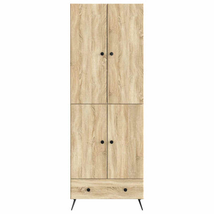 Skåpset 2 pcs Sonoma-ek Konstruerat trä