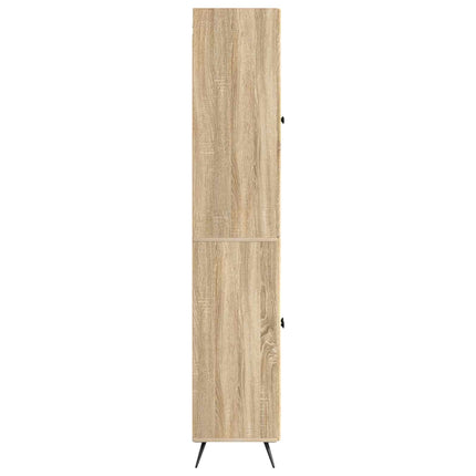 Skåpset 2 pcs Sonoma-ek Konstruerat trä