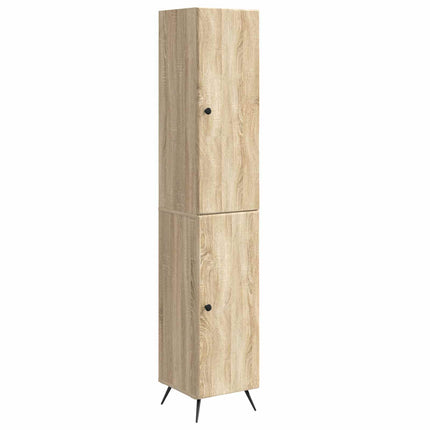 Skåpset 2 pcs Sonoma-ek Konstruerat trä