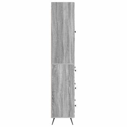 Skåpset 2 pcs Grå Sonoma 66 x 34,5 x 90 cm Konstruerat trä