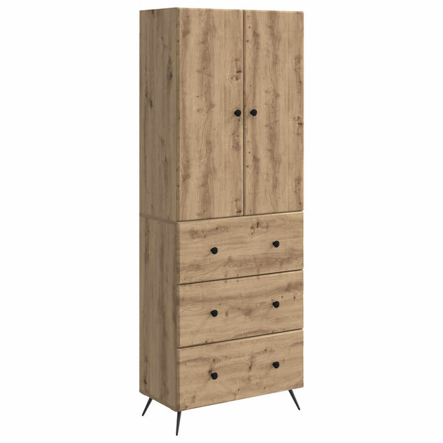 Skåpset 2 st 66 x 34,5 x 90 cm Konstruerat trä Artisan-ek