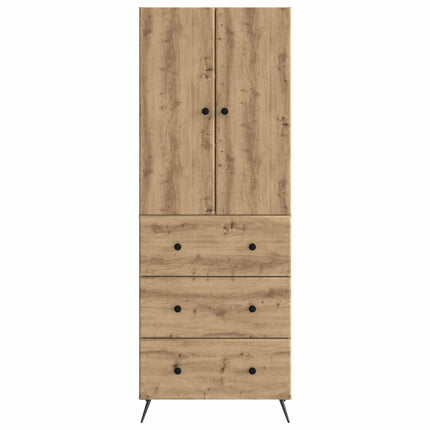 Skåpset 2 pcs Artisan-ek 66 x 34,5 x 90 cm Konstruerat trä