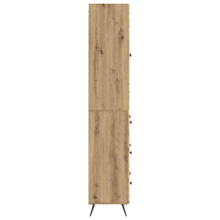 Skåpset 2 pcs Artisan-ek 66 x 34,5 x 90 cm Konstruerat trä