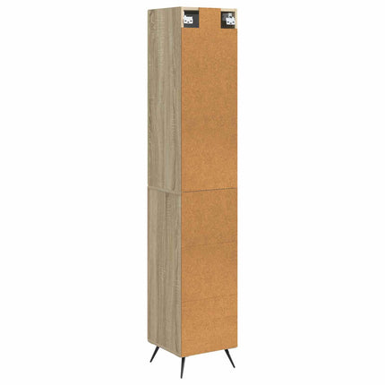 Skåpset 2 pcs Sonoma-ek 34,5 x 34,5 x 90 cm Konstruerat trä