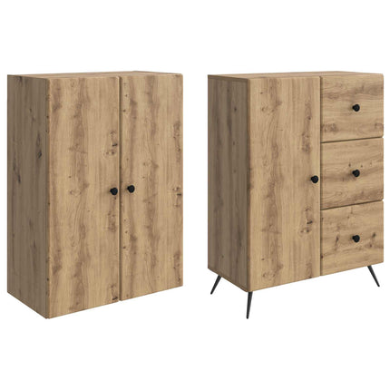 Skåpset 2 pcs Artisan-ek Konstruerat trä