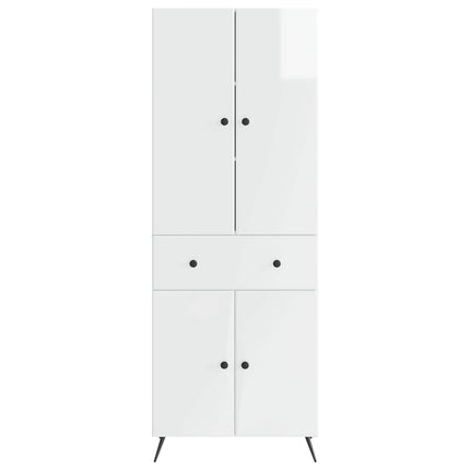 2 pcs Vit högglans