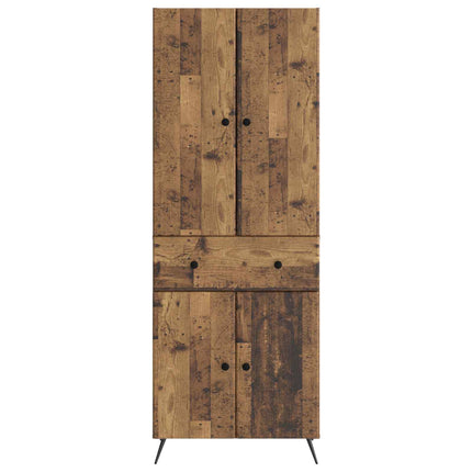 2 pcs Gammalt trä