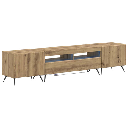 5-delars LED TV-bänk Artisan-ek Konstruerat trä