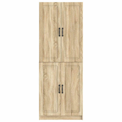 Skåpset 2 pcs Sonoma-ek Konstruerat trä