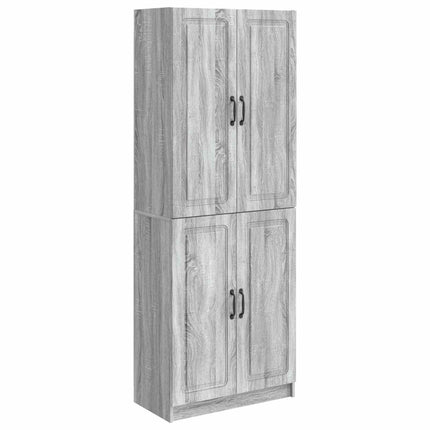 Skåpset 2 pcs Konstruerat trä