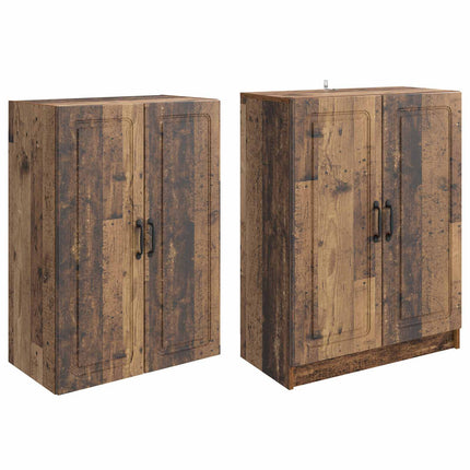 Skåpset 2 pcs Konstruerat trä