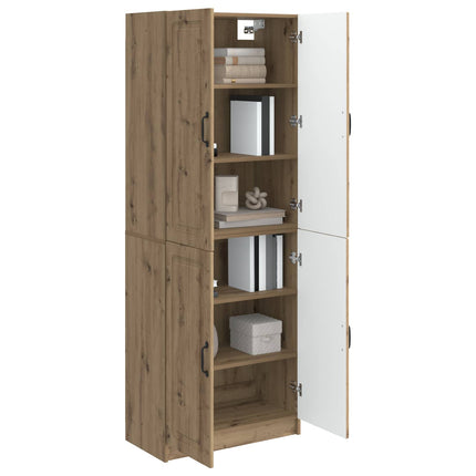 Skåpset 2 pcs Konstruerat trä