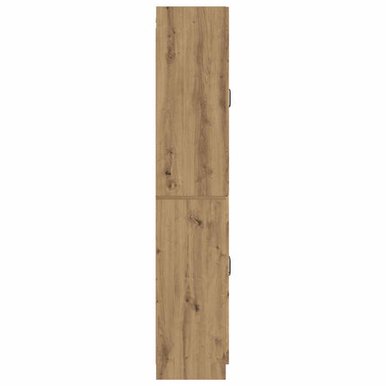 Skåpset 2 pcs Konstruerat trä