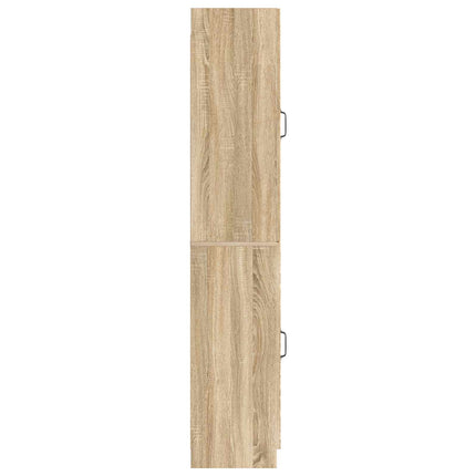 Skåpset 2 pcs Sonoma-ek Konstruerat trä