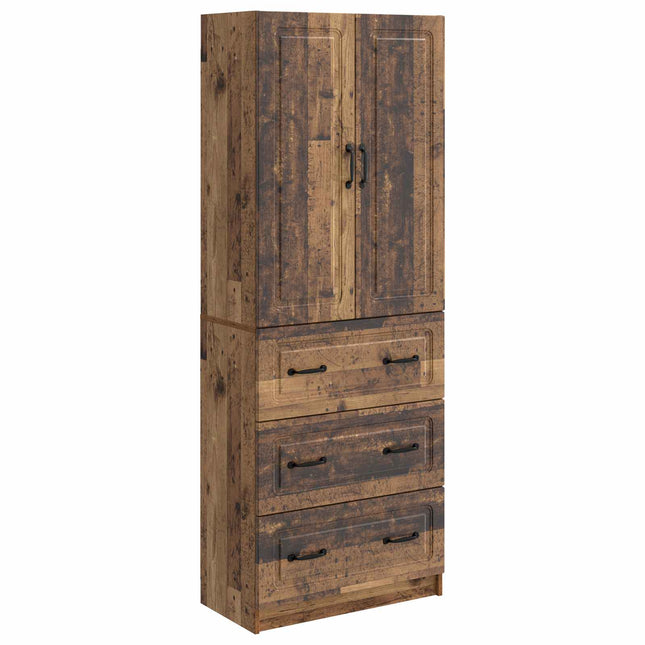 Skåpset 2 st 66 x 34,5 x 87 cm Konstruerat trä Gammalt trä