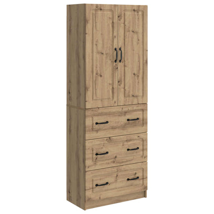 Skåpset 2 pcs Artisan-ek 66 x 34,5 x 87 cm Konstruerat trä
