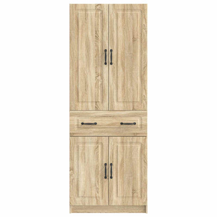 Skåpset 2 pcs Sonoma-ek Konstruerat trä