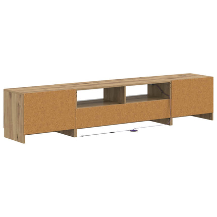 5-delars LED TV-bänk Artisan-ek Konstruerat trä