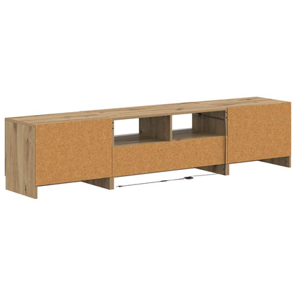 5-delars LED TV-bänk Artisan-ek Konstruerat trä