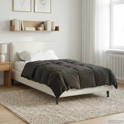 Sommar Duvet Quiltad Antracit 155 x 220 cm Mikrofiber