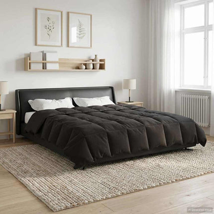 Sommar Duvet Quiltad Antracit 220 x 260 cm Mikrofiber