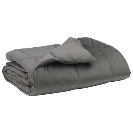 Sommar Duvet Quiltad Ljusgrå 140 x 200 cm Mikrofiber