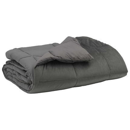 Sommar Duvet Quiltad Ljusgrå 220 x 260 cm Mikrofiber