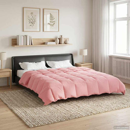 Sommar Duvet Quiltad Rosa 200 x 220 cm Mikrofiber