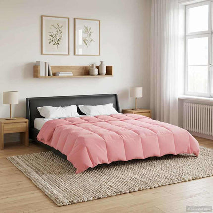 Sommar Duvet Quiltad Rosa 220 x 260 cm Mikrofiber