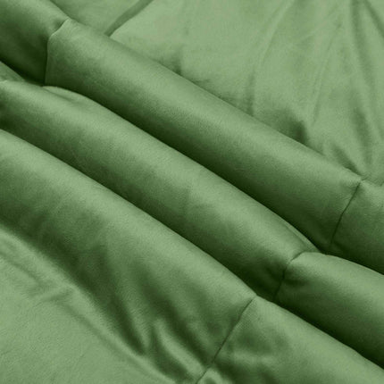 Sommar Duvet Quiltad Grön 155 x 200 cm Mikrofiber
