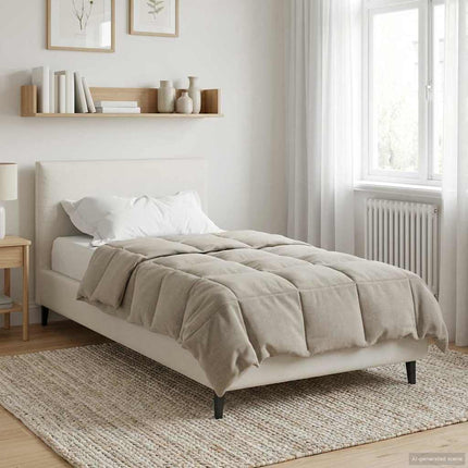 Sommar Duvet Quiltad Kräm 135 x 200 cm Mikrofiber