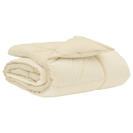 Sommar Duvet Quiltad Kräm 135 x 200 cm Mikrofiber