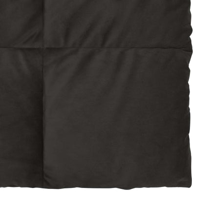 Full Års-Duvet Quiltad Antracit 135 x 220 cm Mikrofiber