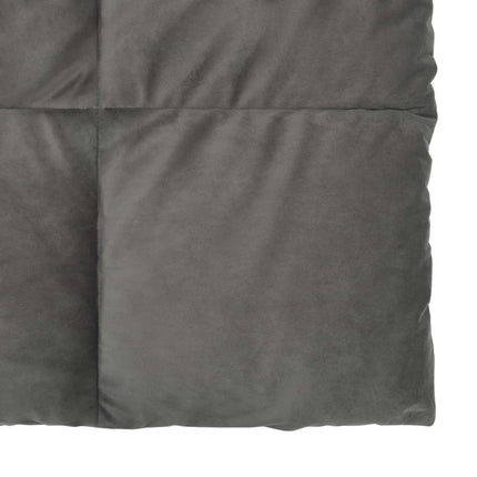 Full Års-Duvet Quiltad Ljusgrå 140 x 200 cm Mikrofiber